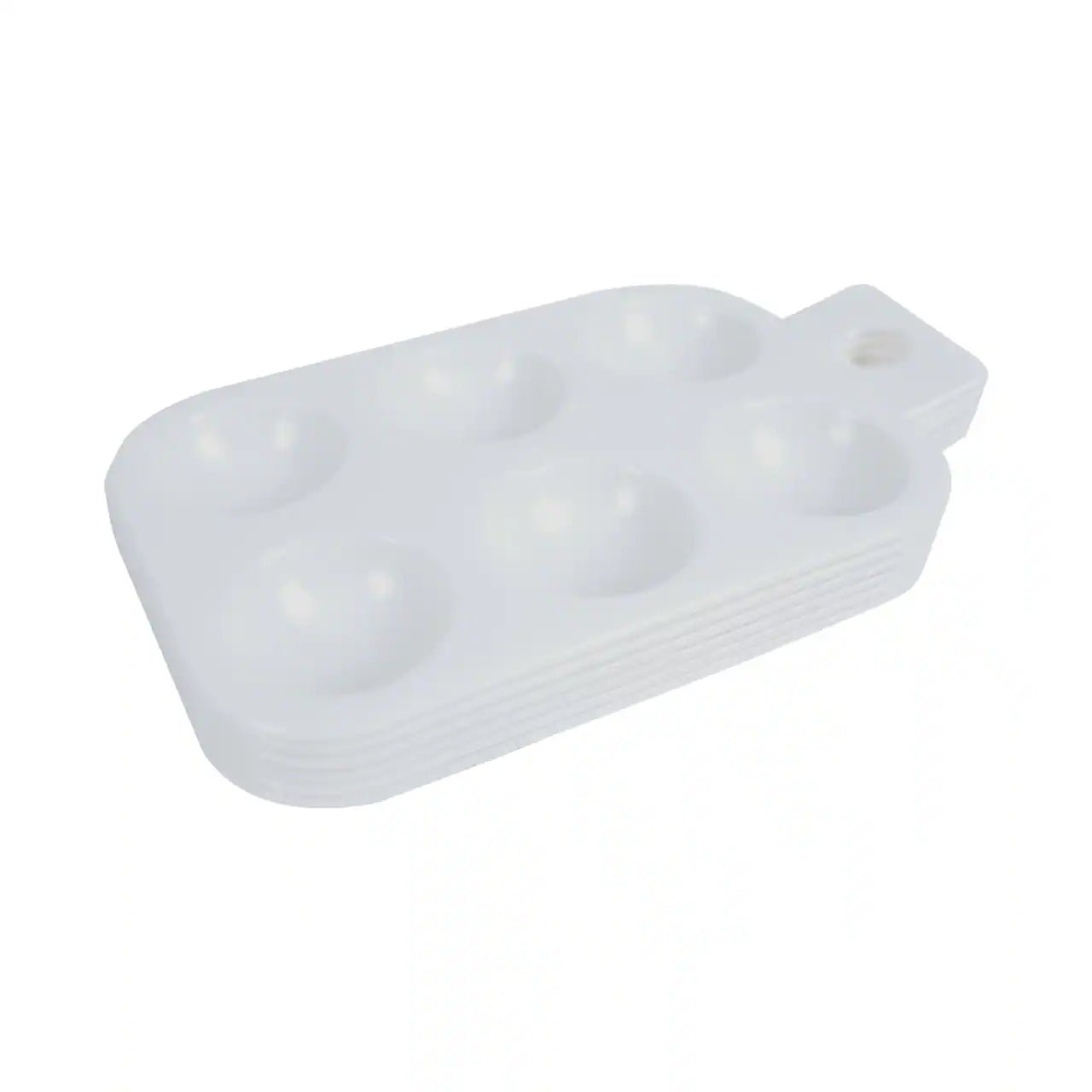 6 Pack: 6 - Well Plastic Palette - Five Elements Home Essentials